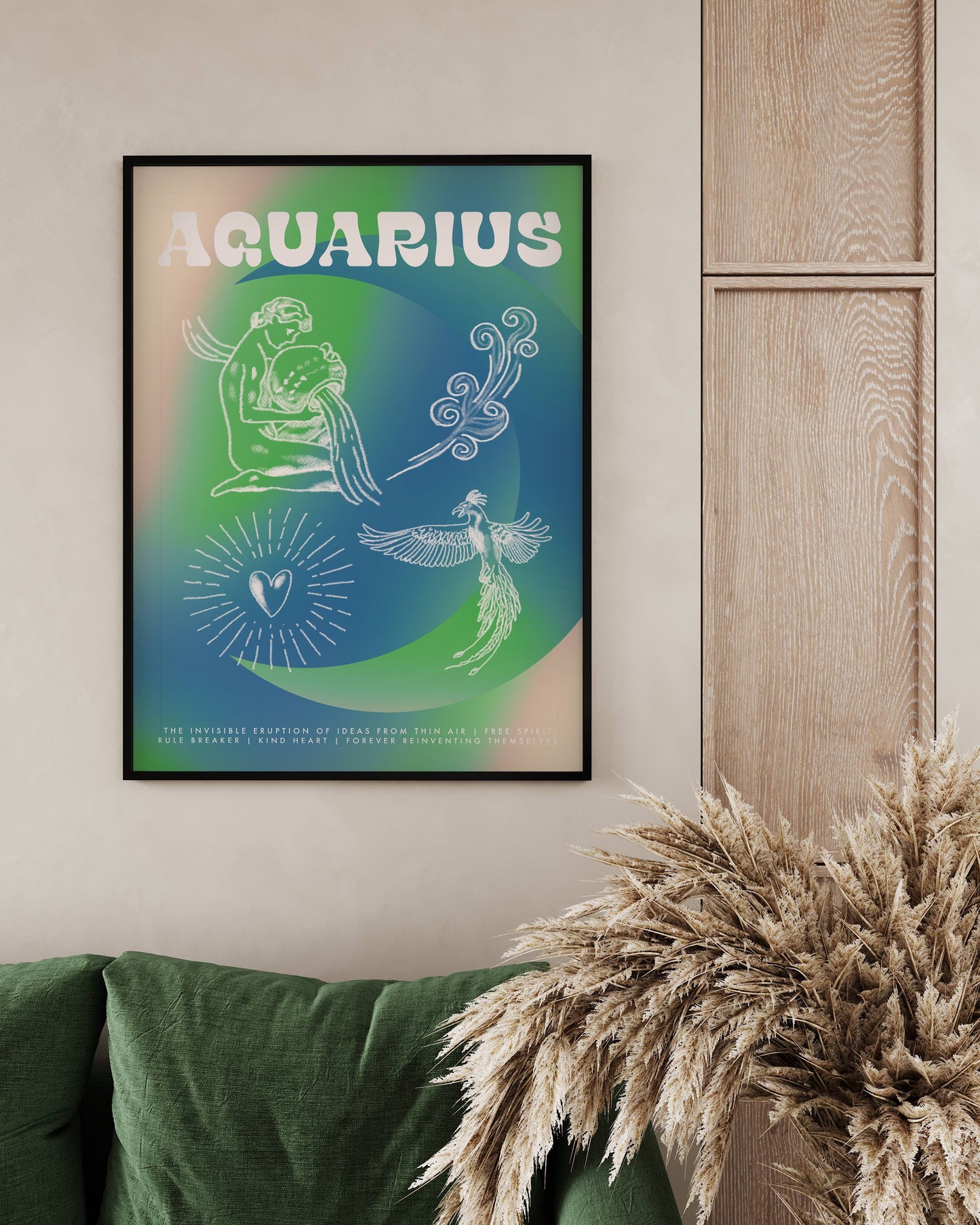 Aquarius Astrology Poster