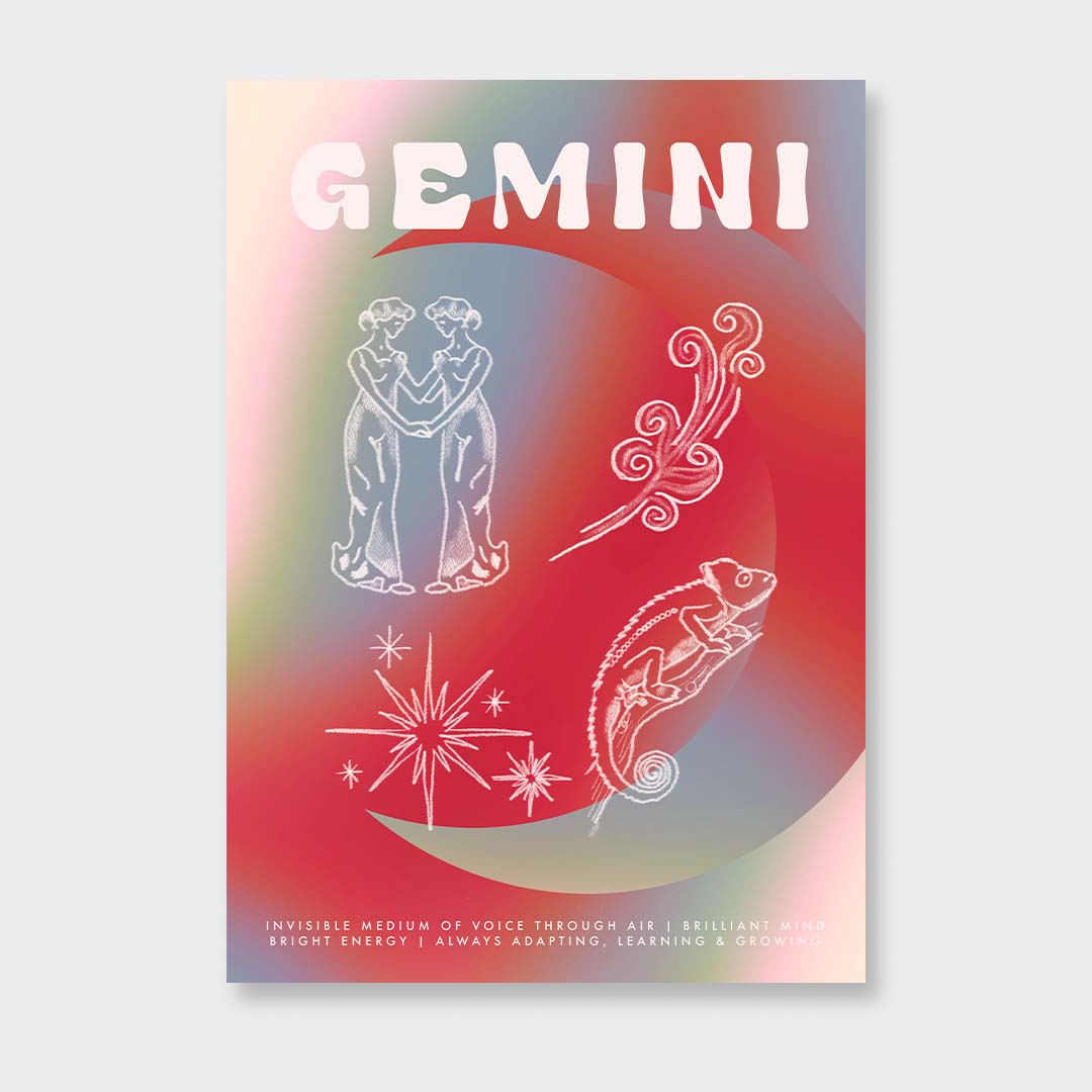 Gemini Astrology Poster