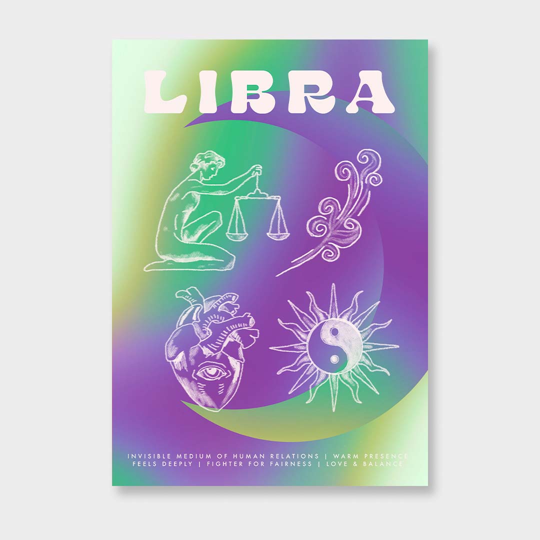Libra Astrology Poster
