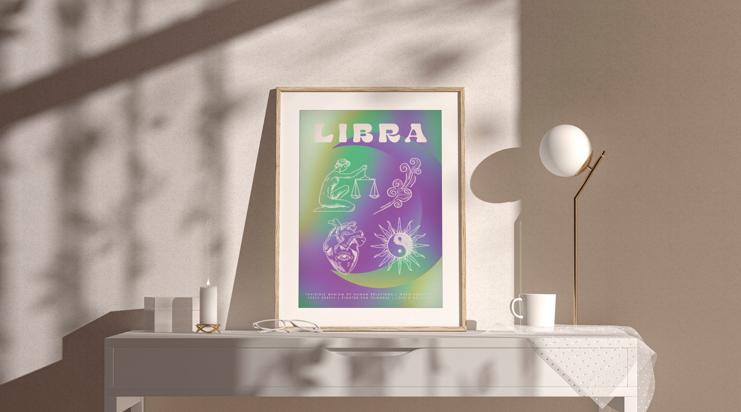 Libra Astrology Poster