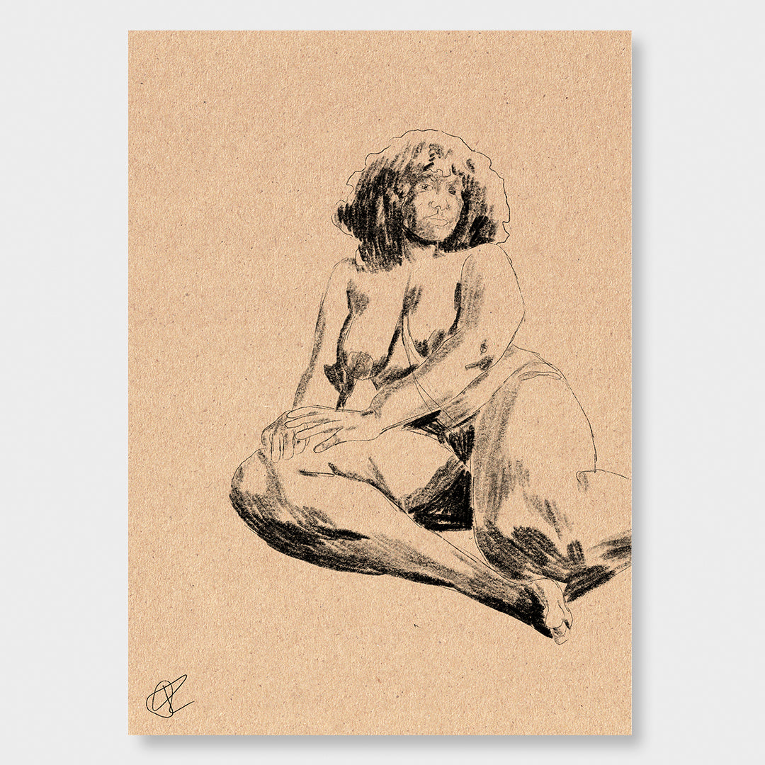 Observe Sketch Art Print
