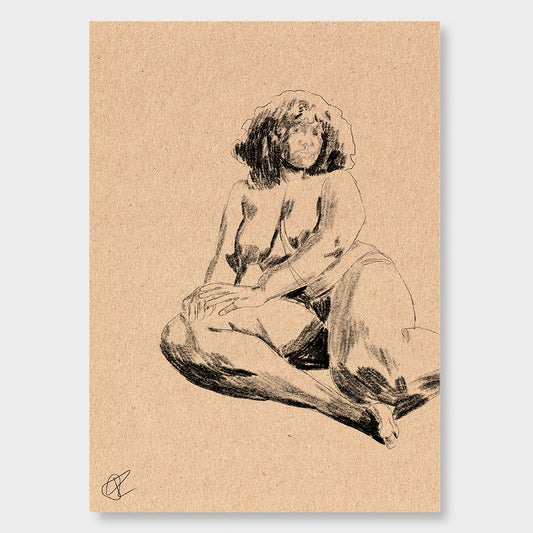 Observe Sketch Art Print