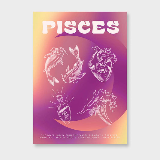 Pisces Astrology Poster