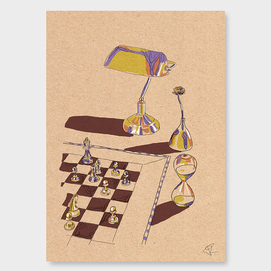 Check mate Art Print