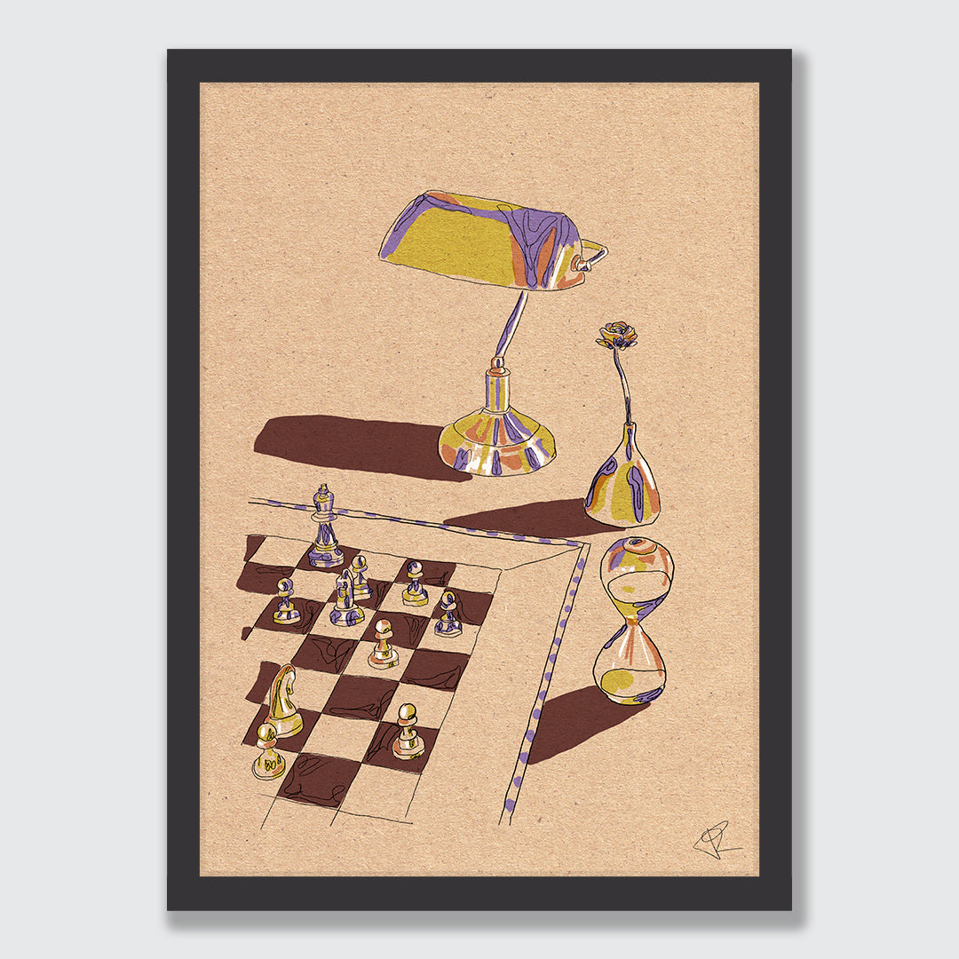Check mate Art Print