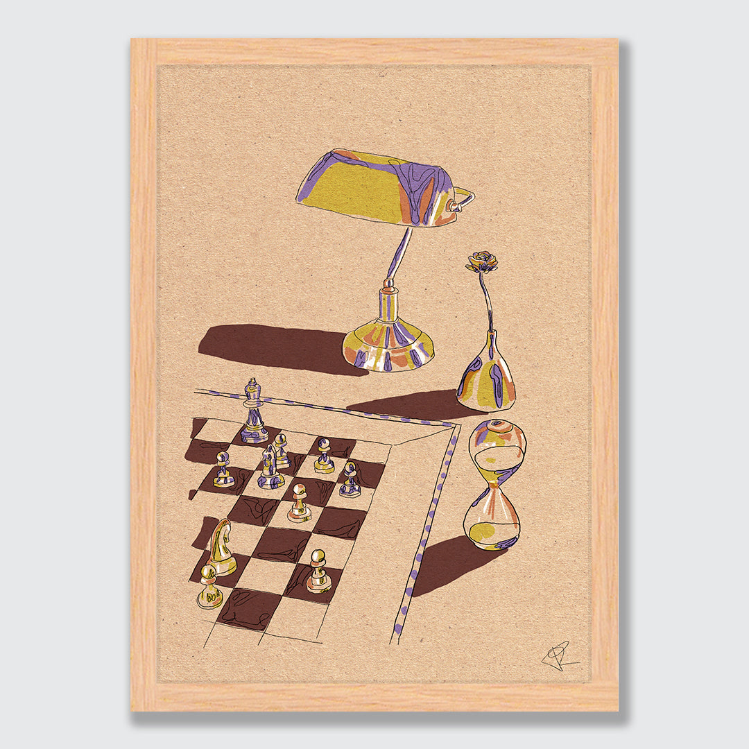 Check mate Art Print