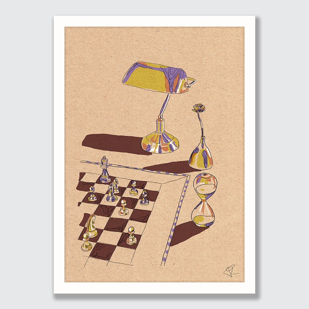 Check mate Art Print
