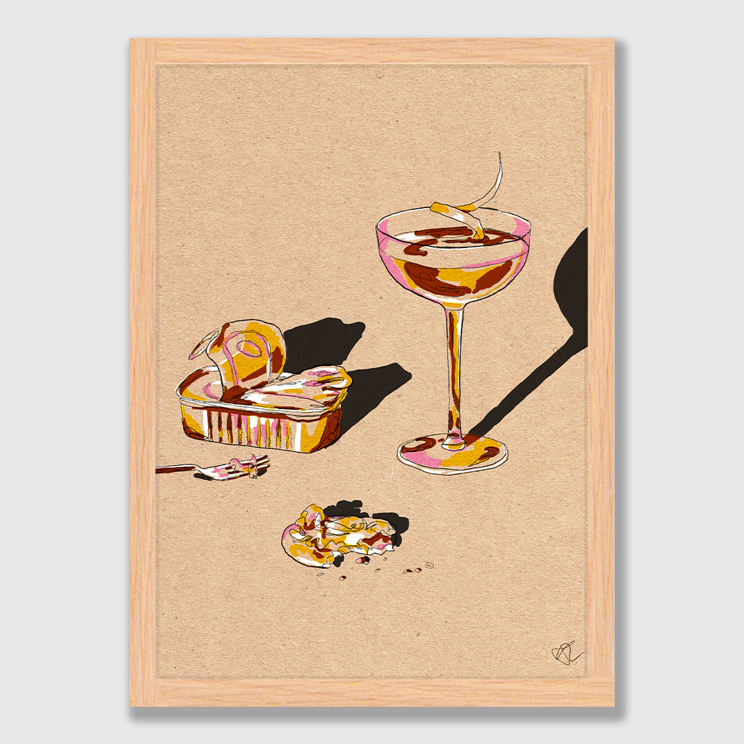 Late nights Art Print