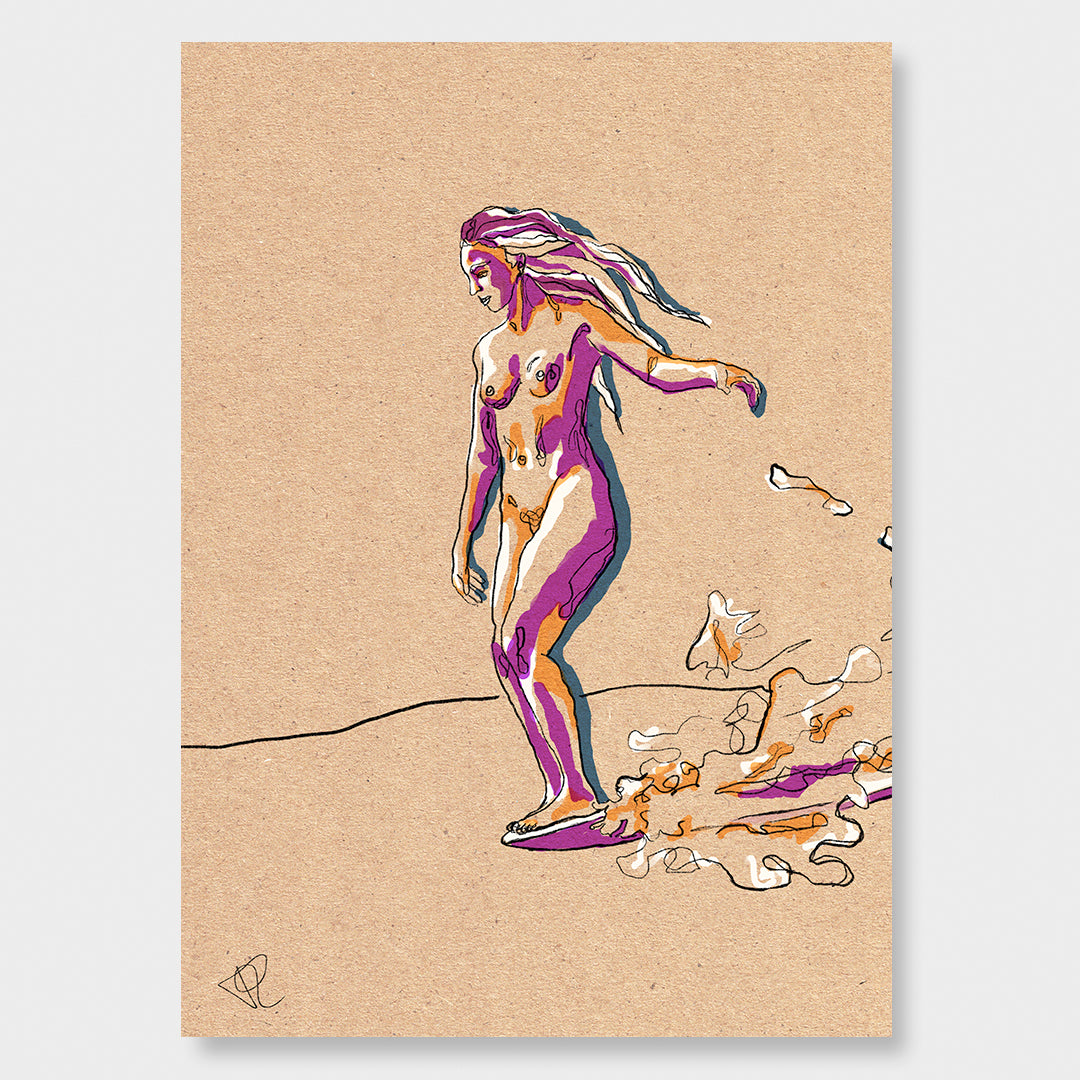 Rider of the sun Art Print