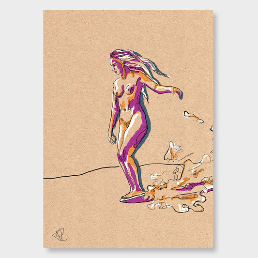 Rider of the sun Art Print