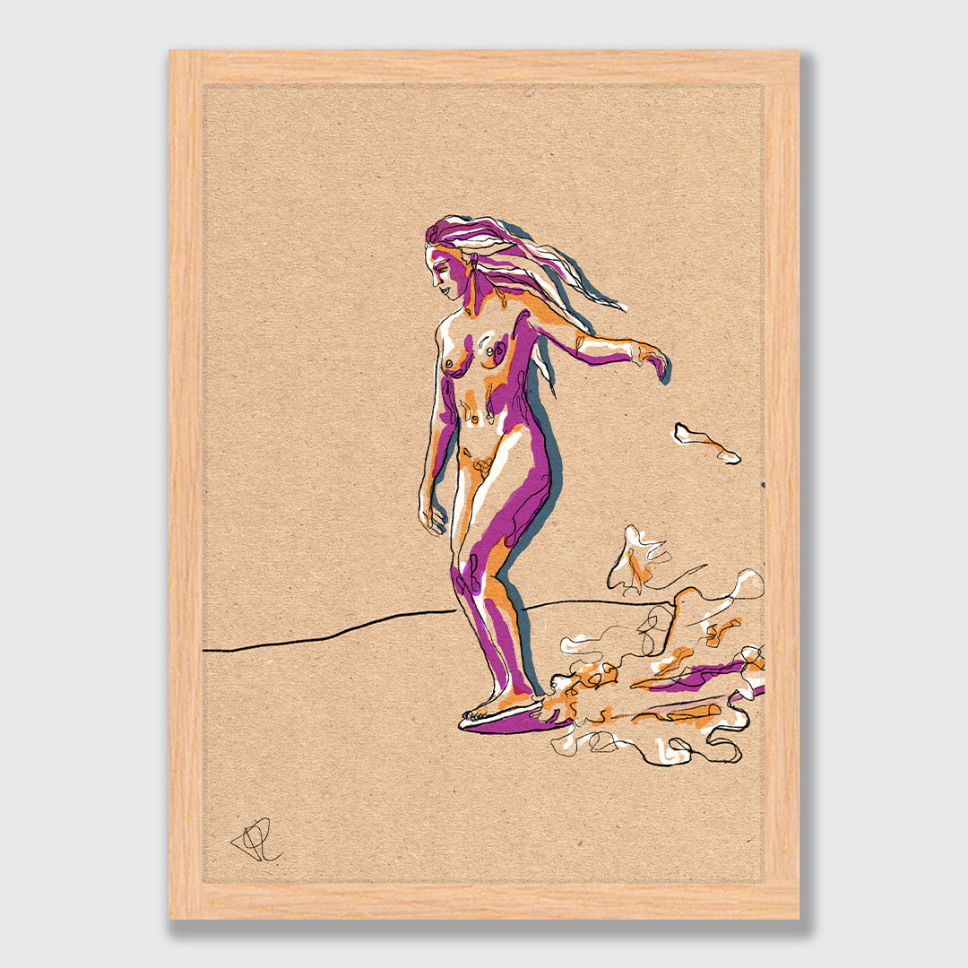 Rider of the sun Art Print