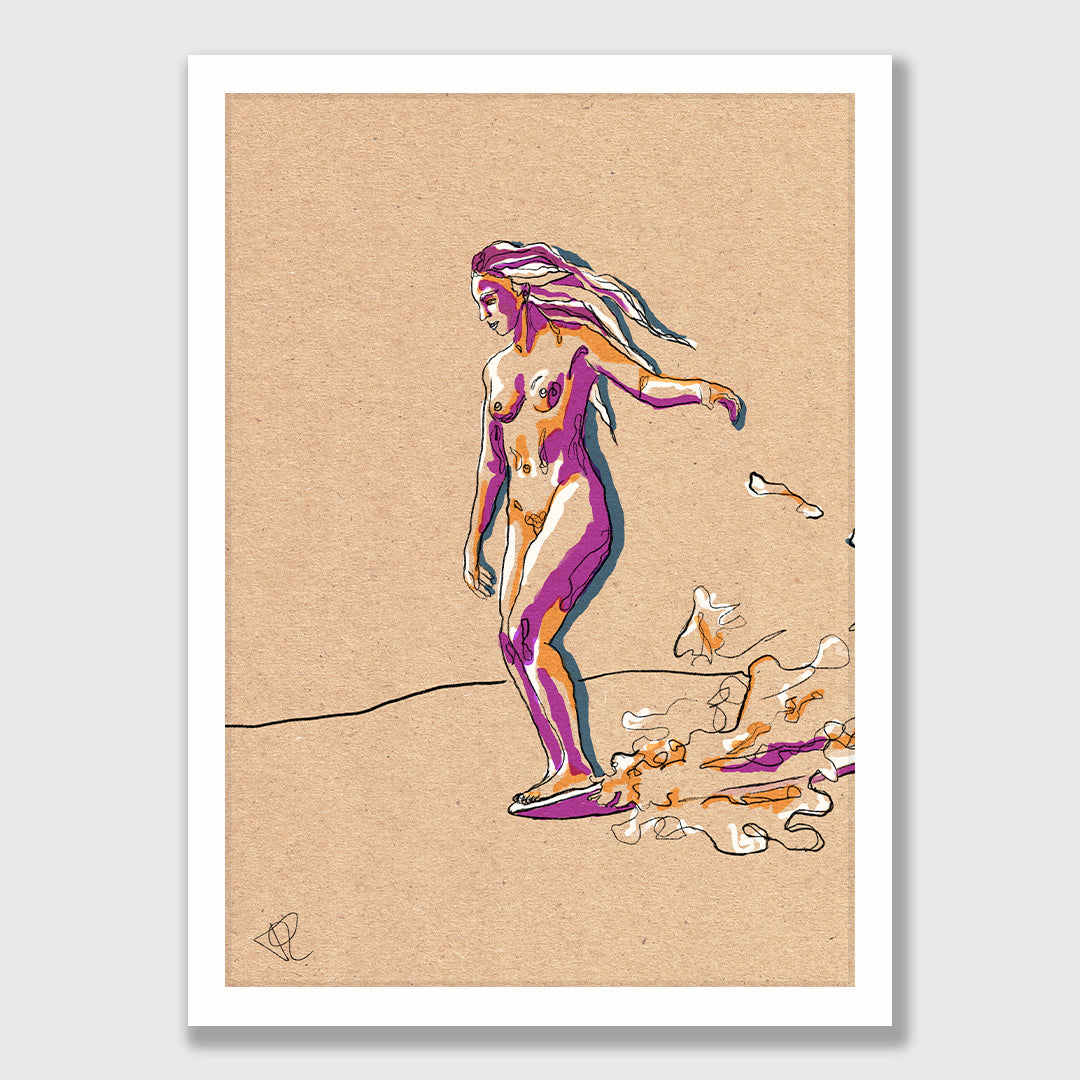 Rider of the sun Art Print
