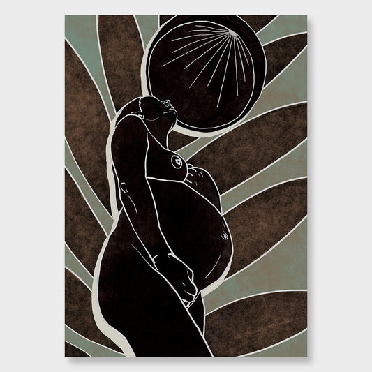 Wāhine māmā Art Print