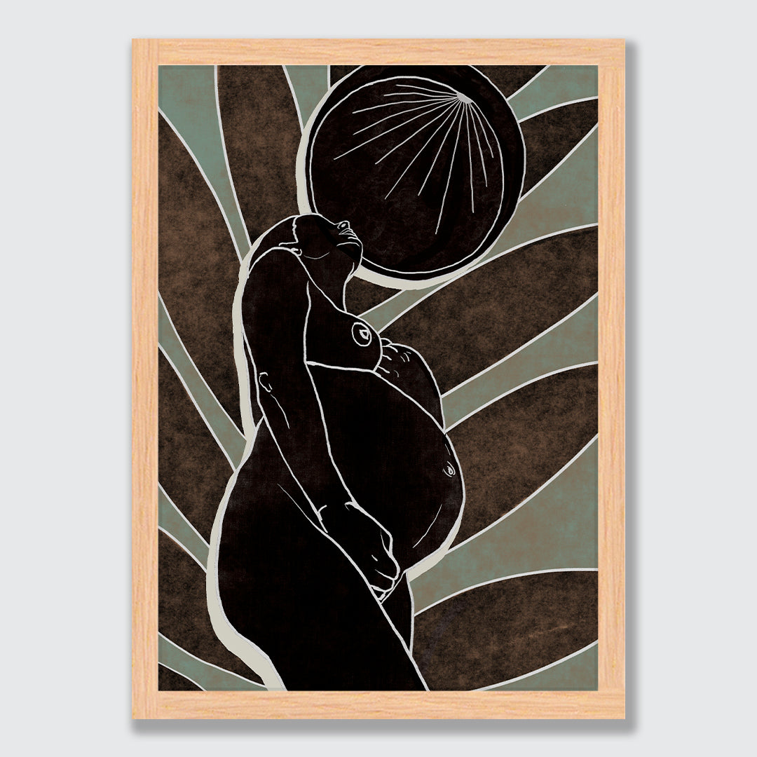 Wāhine māmā Art Print