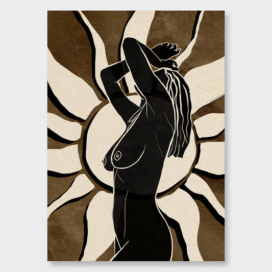 Wāhine sun Art Print