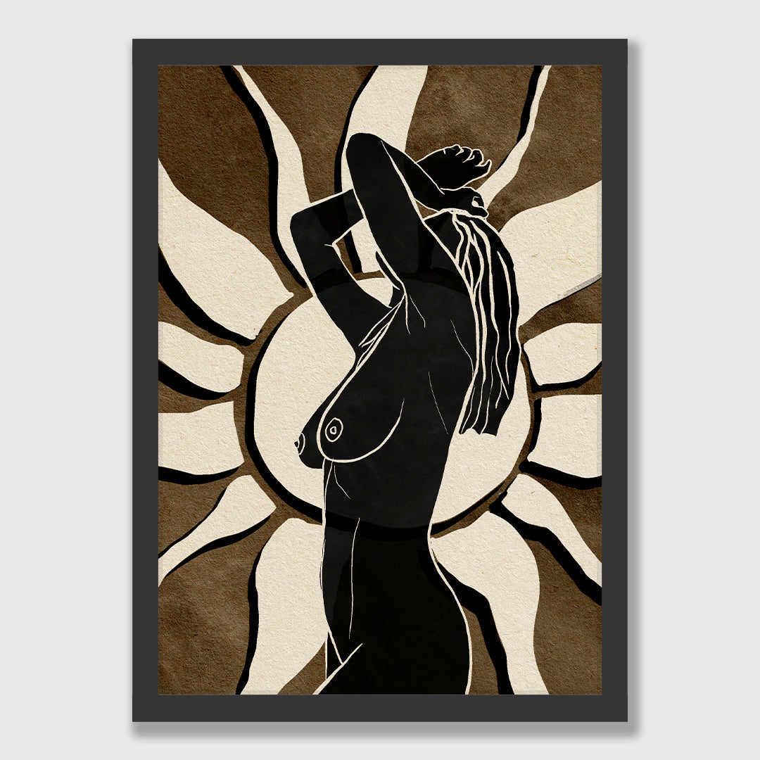 Wāhine sun Art Print