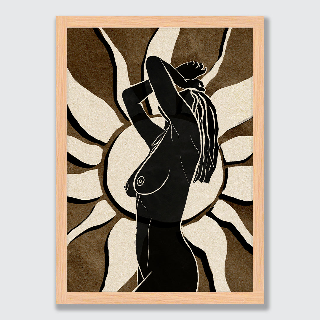 Wāhine sun Art Print