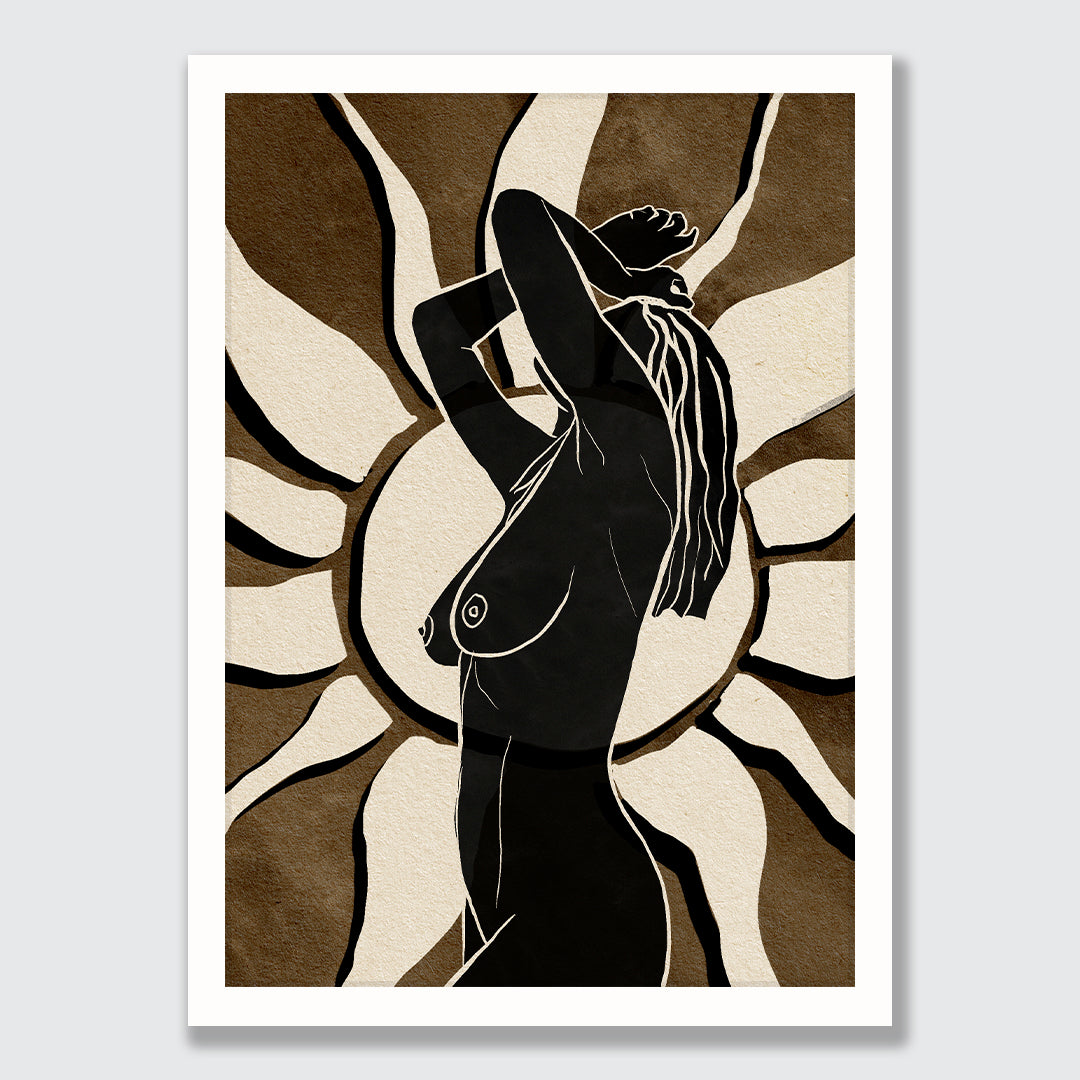 Wāhine sun Art Print