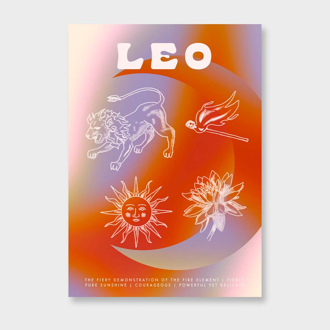 Leo Astrology Poster