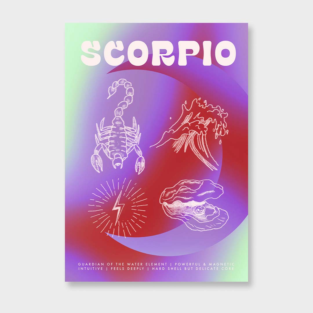 Scorpio Astrology Poster