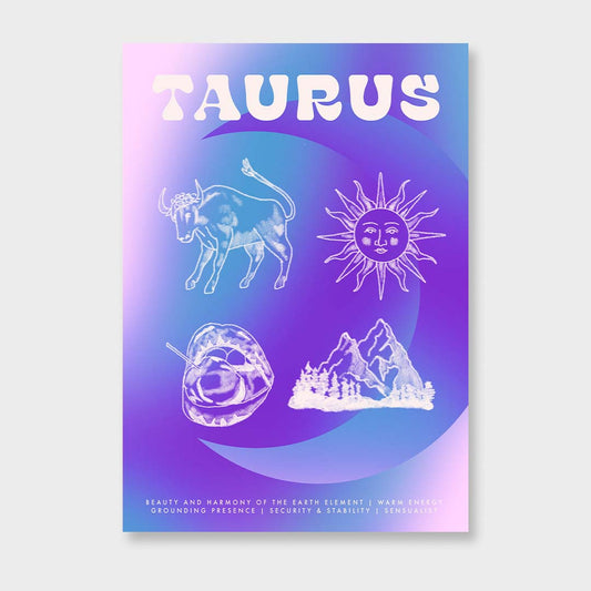 Taurus Astrology Poster